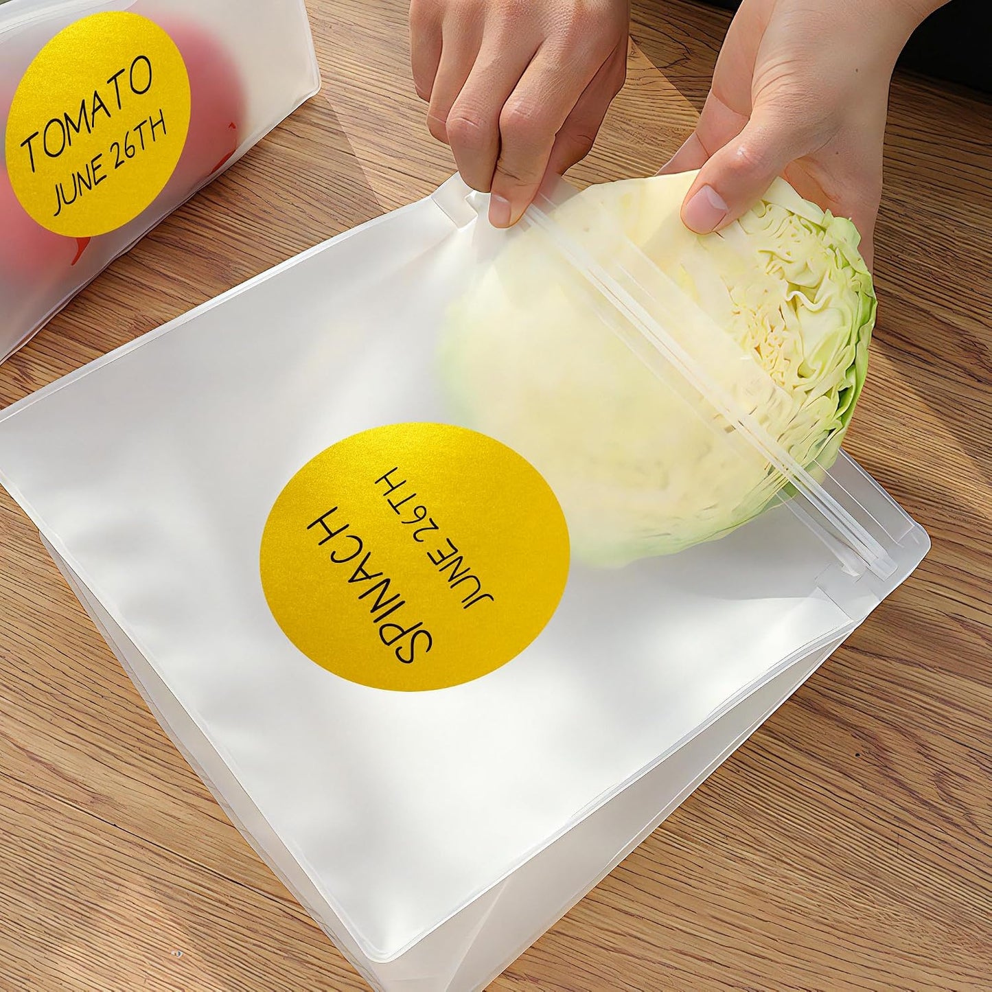 3 Inch White Color Code Dot Stickers,500 PCS Round Labels Stickers in Dispenser Box for Organization, Inventory,Classroom