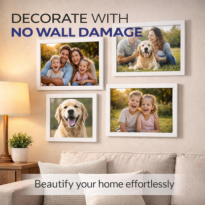 DAMASA Double Sided Tape Heavy Duty – 1.18" x 9.85 Ft Nano Gel Mounting Tape, Removable & Reusable, No Residue, for Walls, Glass, Tile, Picture Frames, Carpet & LED Strips (Crystal Clear)
