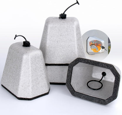Outdoor Faucet Covers for Winter 2 Pack, Foam Faucet Cover for Winter Freeze Protection, Reusable Outdoor Hose Bib Cover, Spigot Covers Winter Insulated