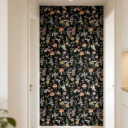 Removable Peel and Stick Wallpaper Boho 17.5 x 118 in Floral for Bedroom Bathroom Easy Peel Off Stick on Wallpaper Contact Paper Renter Friendly Wall Paper