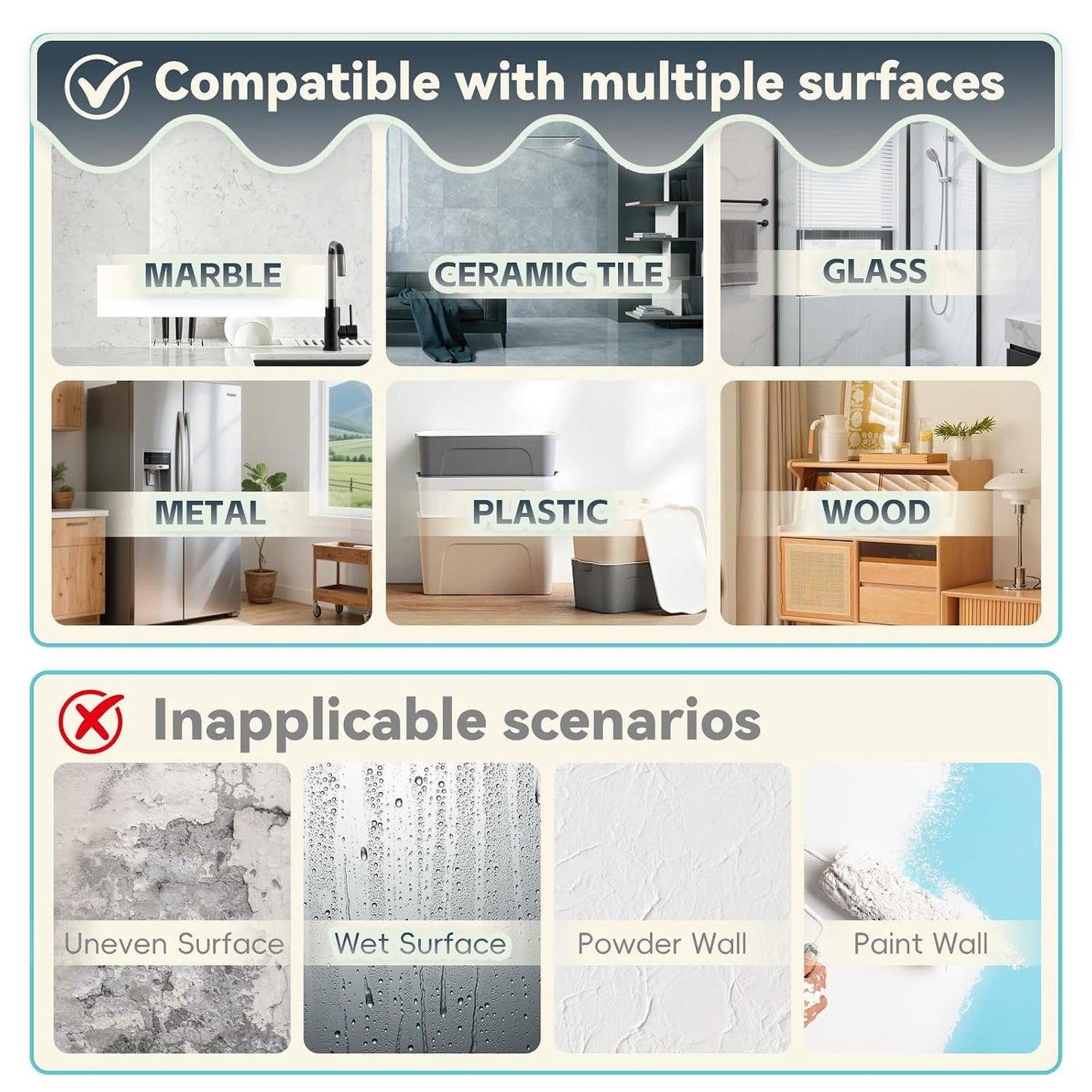 zvp Double Sided Nano Tape, Removable Heavy Duty Mounting Foam Tape, Adhesive Tape for Wall, Carpet, Poster and Picture Hanging Strips (Transparent, 1.15 * 118 in)