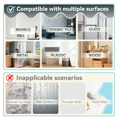 zvp Double Sided Nano Tape, Removable Heavy Duty Mounting Foam Tape, Adhesive Tape for Wall, Carpet, Poster and Picture Hanging Strips (Transparent, 1.15 * 118 in)
