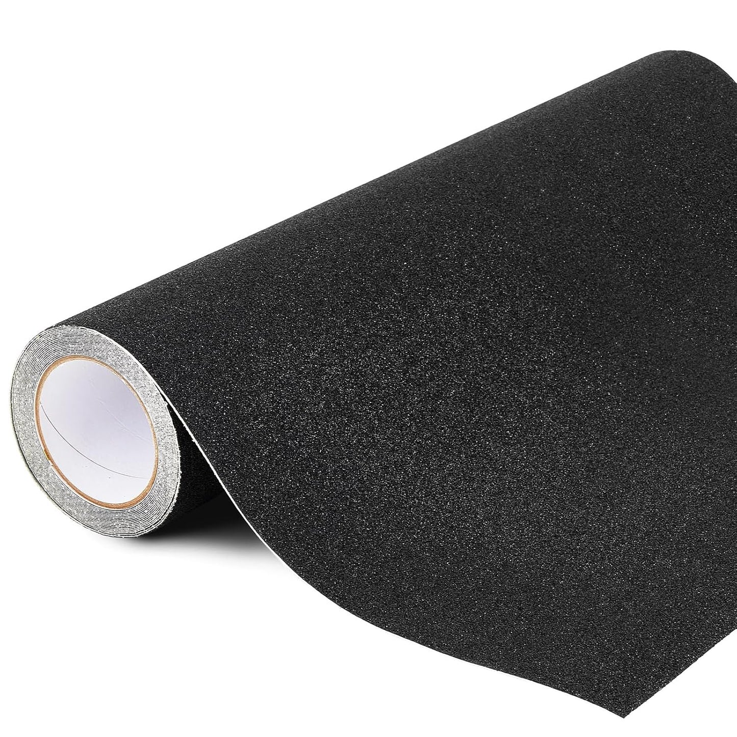 Watersay 8 Inch x 20 ft Anti Slip Traction Tape Waterproof Clear Non Skid Tape Durable Grip and Friction Stair Non Slip Strips Abrasive Adhesive for Stairs Steps Ramp Outdoor Indoor