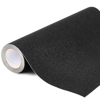 Watersay 8 Inch x 20 ft Anti Slip Traction Tape Waterproof Clear Non Skid Tape Durable Grip and Friction Stair Non Slip Strips Abrasive Adhesive for Stairs Steps Ramp Outdoor Indoor