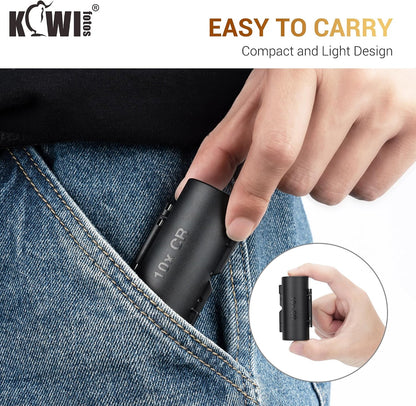 KIWIFOTOS 27 AA + 35 AAA Combo Battery Case Set with Tester | 62 PCS AA AAA Battery storage, Pegboard compatible, Wall Mount Battery Organizer Dispenser, magnetic tester, no‑assembly