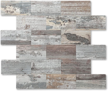 2026 New Upgrade Peel and Stick Backsplash Tile, Peel and Stick 11.34" X 11.57" Wall Tile for Kitchen, Bathroom, Fireplace, Laundry (Beige Ecru, 10 Packs)