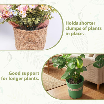 PRETTY JOLLY 5PCS Iron Monstera Plant Support Stakes Premium Plant Stand for Indoor & Outdoor Plants Practical Leaf Holders,Durable Trellis Accessories for Gardening Enthusiasts(Tree+Butterfly)
