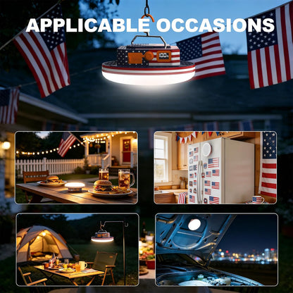 4000LM Flashlight Portable LED Camping Lantern Light 30W with Digital Display and Magnet , IPX5 Waterproof Tent Lights Light for Parents Christmas Gift