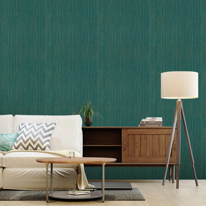 Light Blue Peel and Stick Grasscloth Texture Wallpaper 15.7"x120" Vintage Wallpaper Removable Waterproof