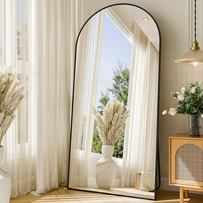 59"x16" Floor Mirror Full Length, Arched Full Length Mirror with Stand, Full Body Mirrors for Bedroom Living Room or Cloakroom Gold
