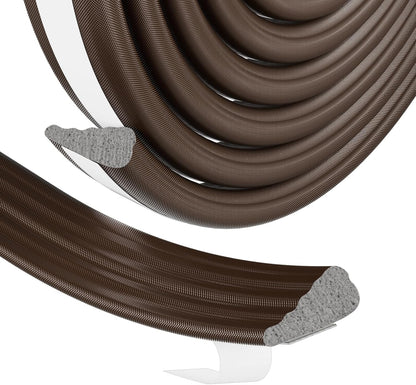 Weather Stripping Door Seal Strip for Door Frame,Window Insulation for Winter,Doors Soundproofing Gap Filler,Window Sealer Exterior Doors Weather Stripping,Foam Windows Draft Stopper (White,118'')