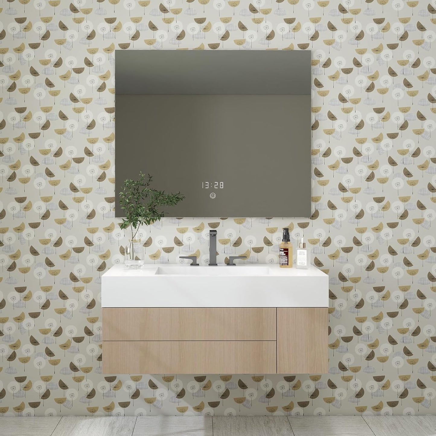 Kitico Modern Peel and Stick Wallpaper, Scandinavian Self Adhesive Removable Contact Paper for Bedroom, Bathroom, Kitchen and Furniture Renter Friendly Wall Paper 17" x 80"