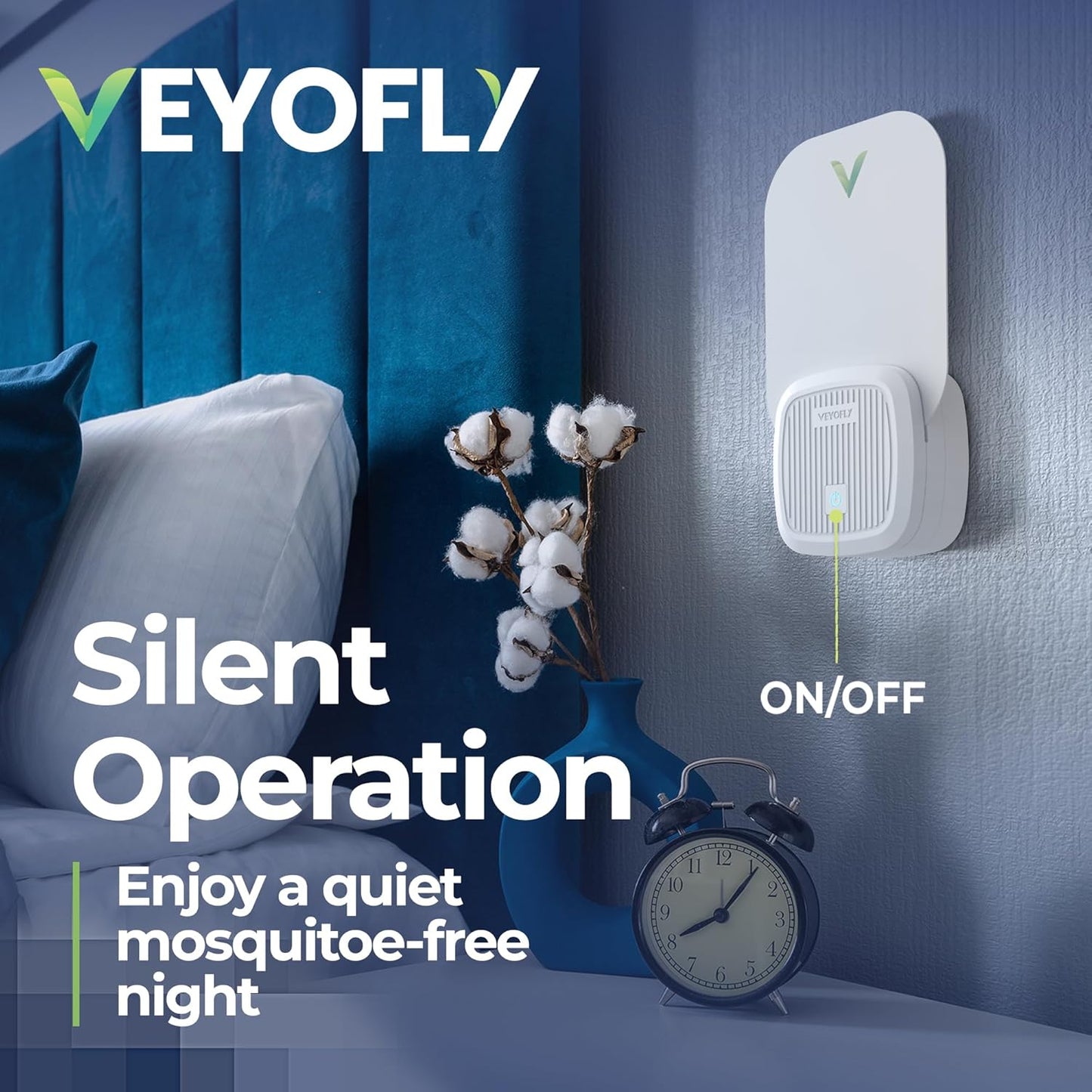 VEYOFLY Fruit Fly Traps for Indoors (2 Device + 4 Refills), Gnat Trap Indoor Plug in, Bug Traps, Flying Insect Trap, Gnat Traps for House Indoor, Fly Trap Indoor for Home Bug Light, Gnats Catcher