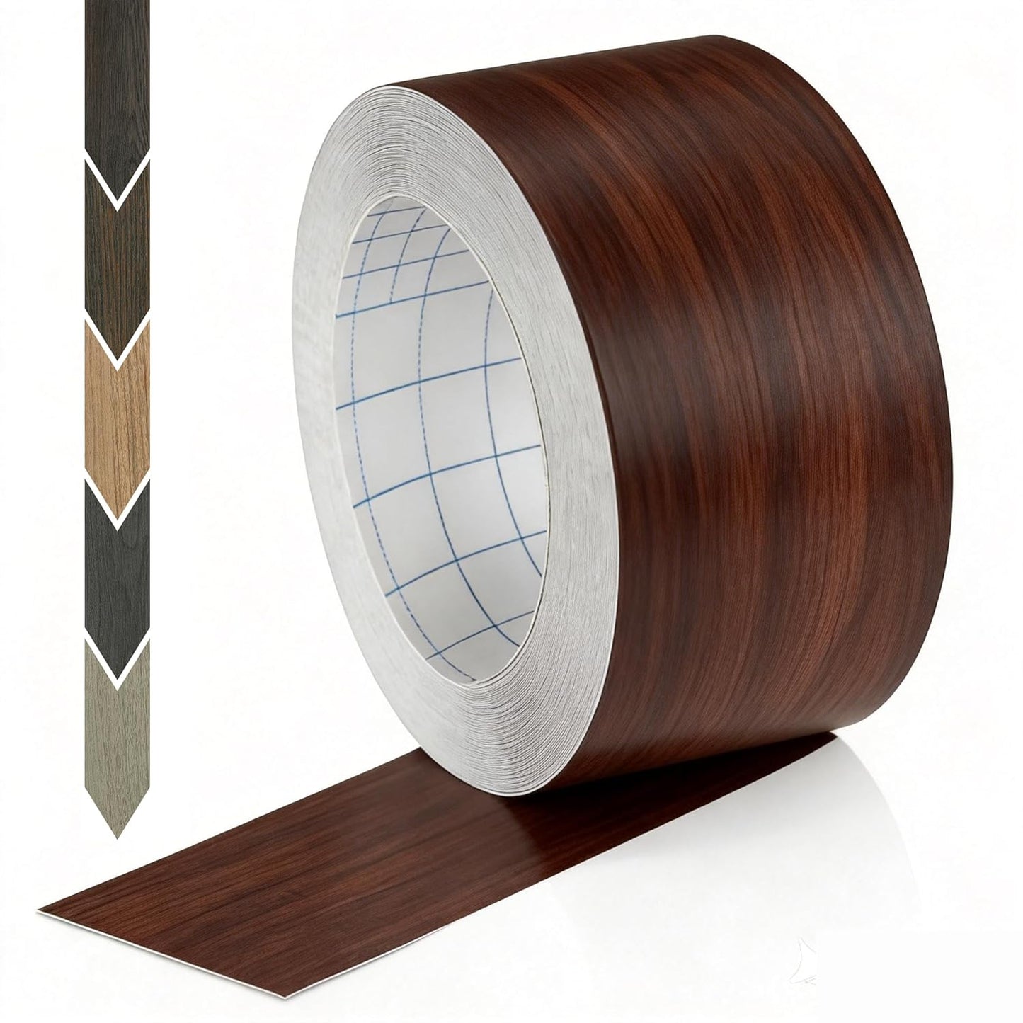 GSCIT Club Wood Grain Repair Tape, 2.4 inch X 15ft Self Adhesive Maple Grain Repair Patch for Tables, Chairs, Baseboards, Doors, Windows, Floors, Handicraft DIY. - Colors A