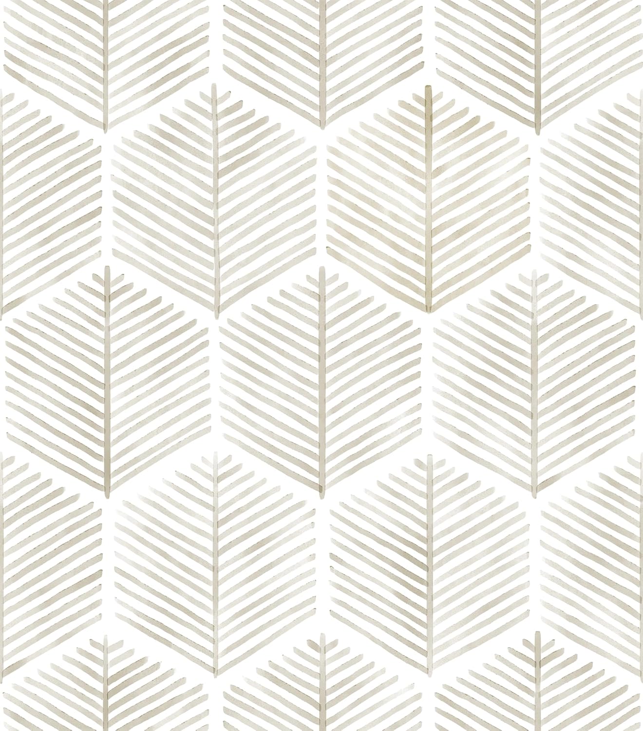MelunMer 118In L 17.3In W Modern Peel and Stick Wallpaper Boho Contact Paper for Cabinets/Drawers Self Adhesive Removable Wallpaper for Bedroom/Bathroom Waterproof Geometric Contact Paper Beige/White
