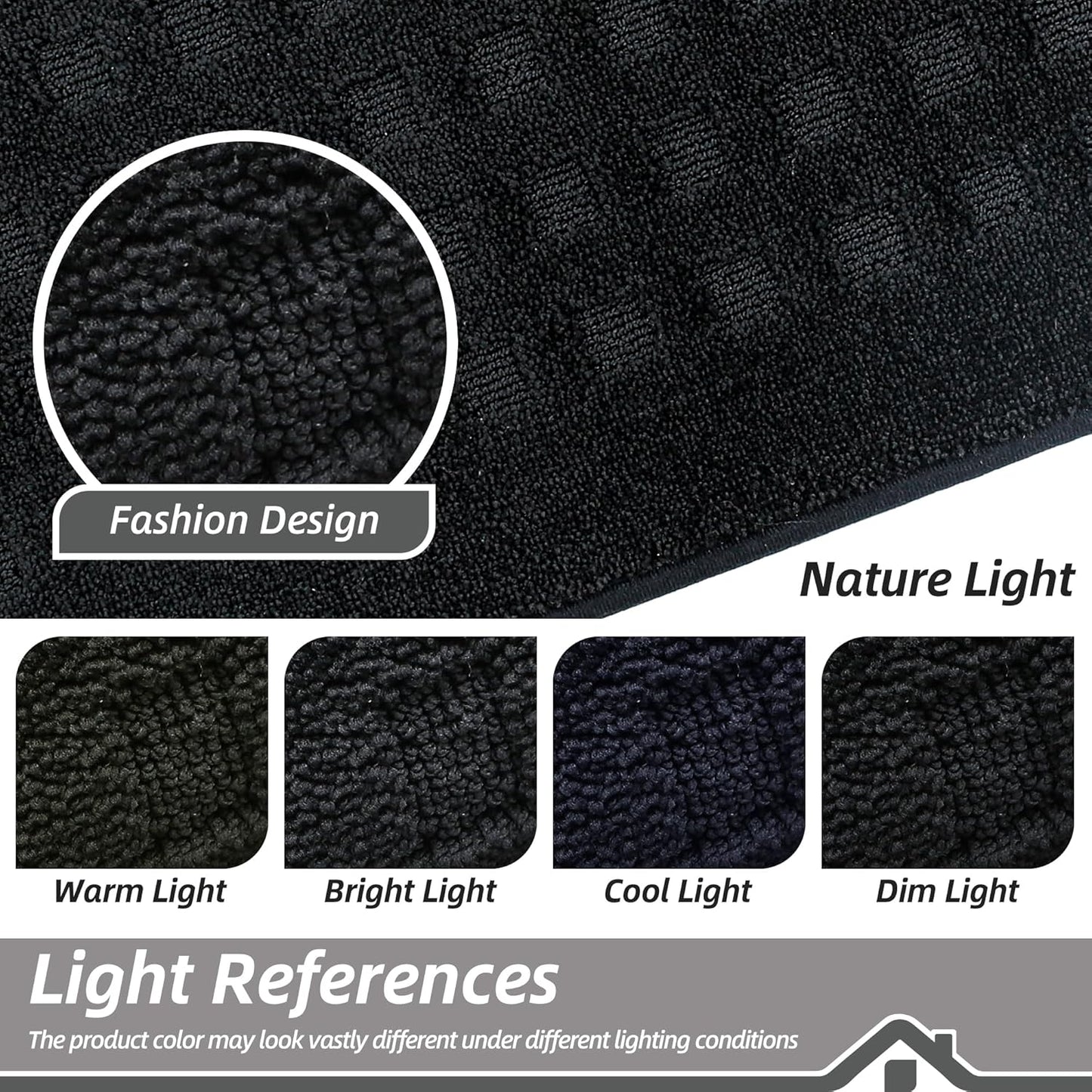 BEQHAUSE Dirt Trapper Door Mats 20"x32", Non-Slip Waffle Doormat Indoor Entrance Low-Profile, Dirt Resist and Absorbent Entryway Rugs Washable Inside Welcome Floor Mat for Front Back Door, Beige