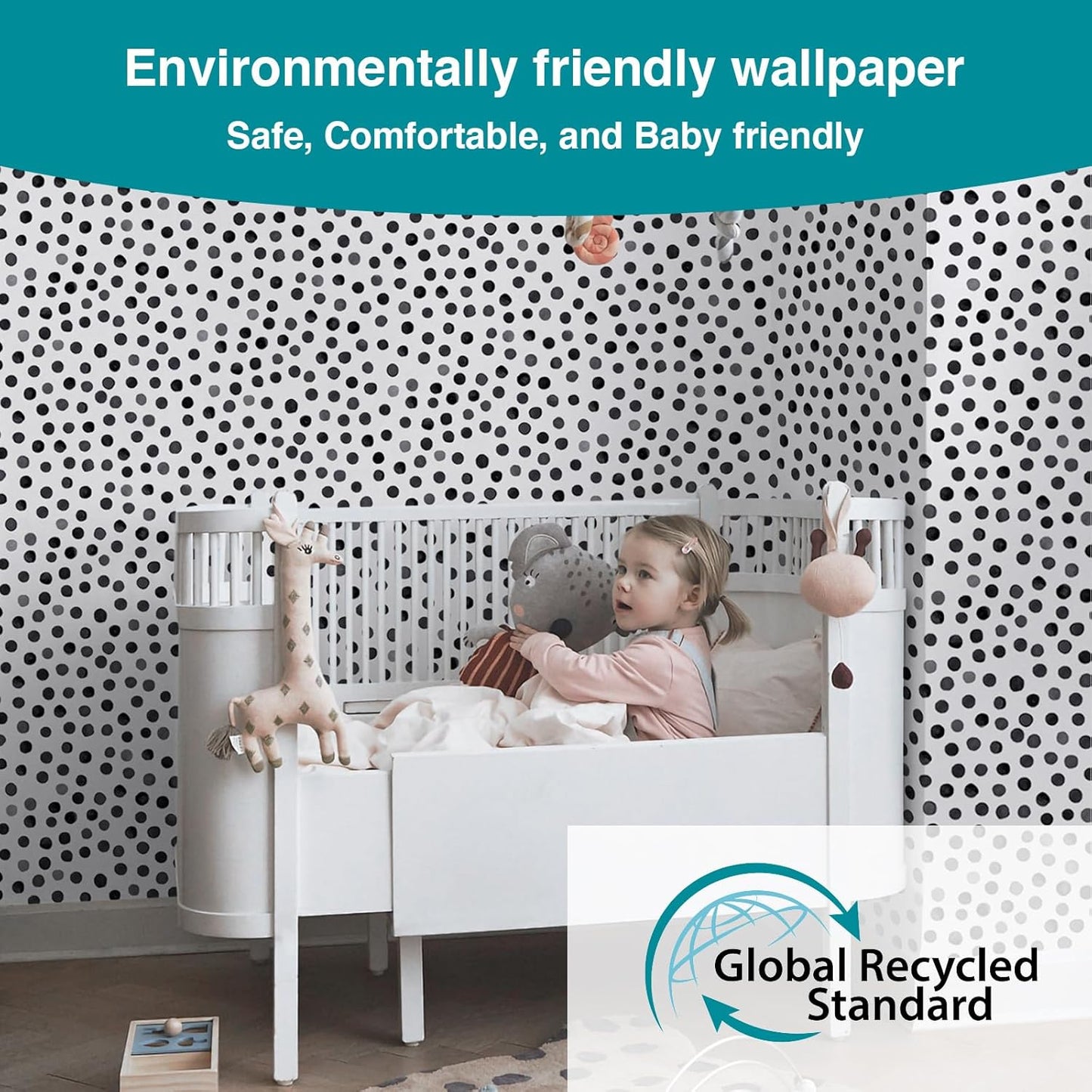 Dimoon 17.3" X 78.7" Peel and Stick Wallpaper Floral Contact Paper Boho Beige White Renter Friendly Natural Wall Paper Waterproof Removable Self Adhesive Wallpaper for Bedroom Livingroom Vinyl Roll