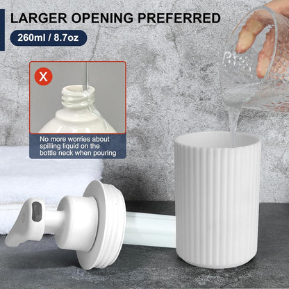 Automatic Soap Dispenser Foaming Touchless: 9oz Black Plastic - Rechargeable Electric Smart Auto Foam Soap Dispenser - Hand Dish Bathroom Kitchen