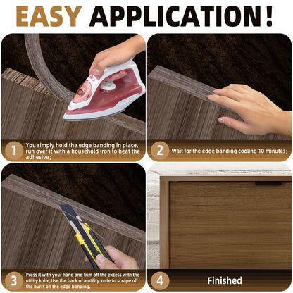 GSCIT Club Wood Grain Repair Tape, 2.4 inch X 15ft Self Adhesive Maple Grain Repair Patch for Tables, Chairs, Baseboards, Doors, Windows, Floors, Handicraft DIY. - Colors A