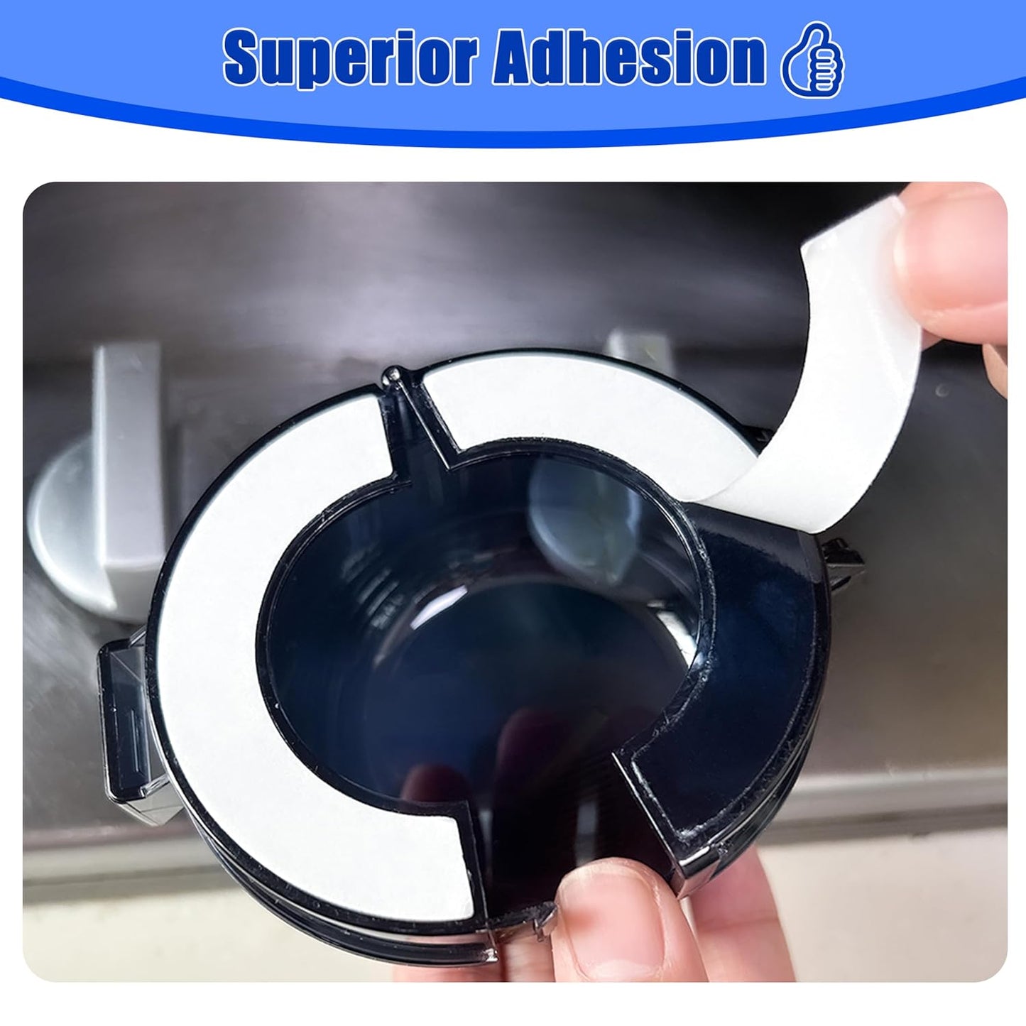 6 Pairs Replacement Transparent Tape for Stove Knob Safety Covers, for Child Proof Knob Covers, Strong Adhesive, Remove Without Leaving Any Trace, Universal Fit Most Stove Covers, Upgraded