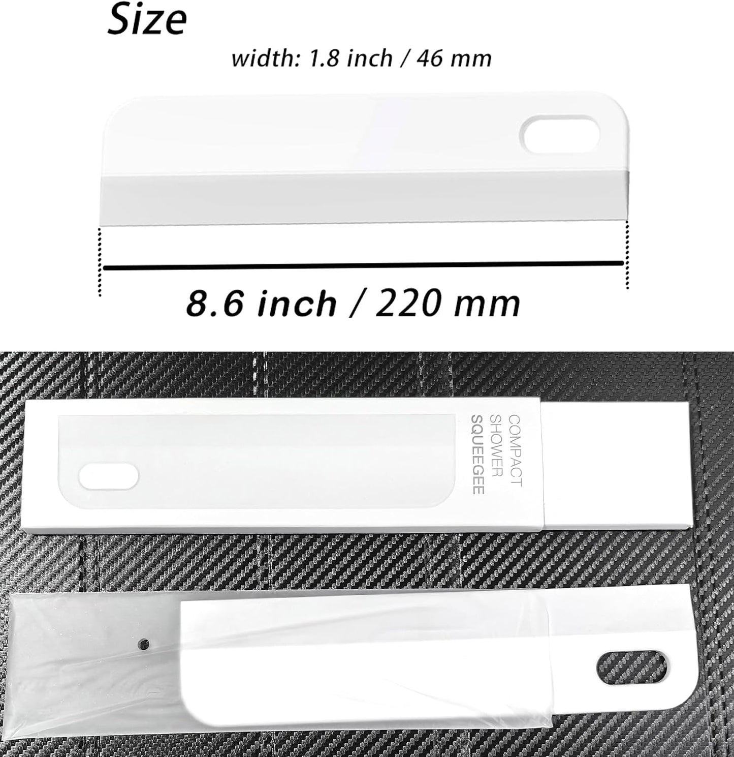 Mini Soft Rubber Window Squeegee Window Scrubber Scraper Glass Cleaning Squeegee Tool for Glass,Shower Door,Mirrors,Bathroom,Kitchen Countertops,Car Windshield
