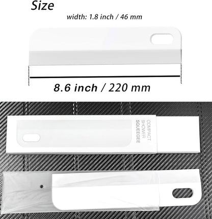 Mini Soft Rubber Window Squeegee Window Scrubber Scraper Glass Cleaning Squeegee Tool for Glass,Shower Door,Mirrors,Bathroom,Kitchen Countertops,Car Windshield