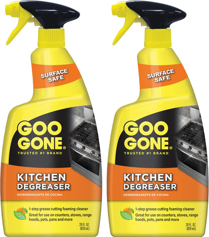 Goo Gone Degreaser - Removes Kitchen Grease, Grime and Baked-on Food - 14 Fl. Oz. - 2047