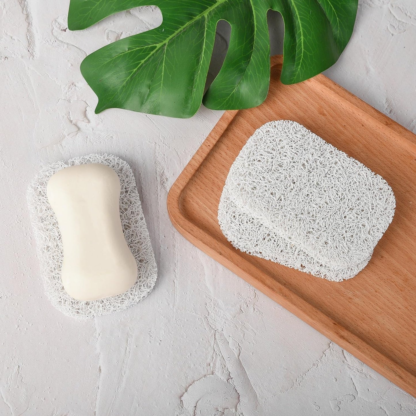 Yadream 4 Pack Gray BPA-Free Soap Savers Pads, Non-Slip Soap Holder, Self-Draining Soap Bars Holder, Suitable for Kitchen Bathroom Shower Travel Hotel