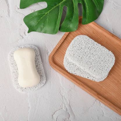 Yadream 4 Pack Gray BPA-Free Soap Savers Pads, Non-Slip Soap Holder, Self-Draining Soap Bars Holder, Suitable for Kitchen Bathroom Shower Travel Hotel
