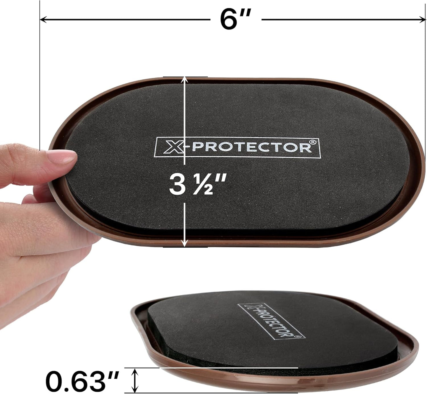 Chair Sliders X-PROTECTOR – Furniture Sliders 40 pcs Carpet Sliders 1” – The Best Furniture Moving Pads – Premium Chair Leg Floor Protectors – Slide Effortlessly with Chair Pads & Protect Your Floor!