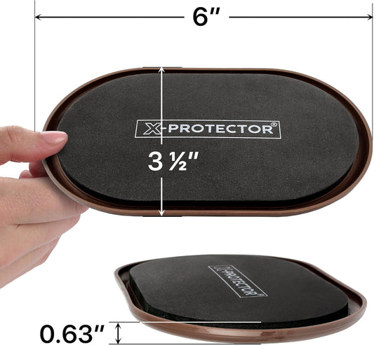 Chair Sliders X-PROTECTOR – Furniture Sliders 40 pcs Carpet Sliders 1” – The Best Furniture Moving Pads – Premium Chair Leg Floor Protectors – Slide Effortlessly with Chair Pads & Protect Your Floor!