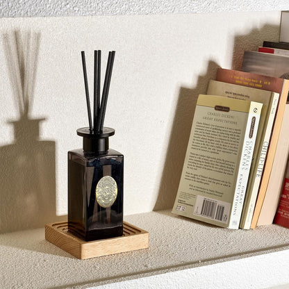 M&SENSE 6.3 oz Large Reed Diffuser Set | Lime+Basil Scent Oil Diffuser with Sticks | Hotel Collection Non-Toxic Home Fragrance |for Bedroom Bathroom Living Room - Colors B