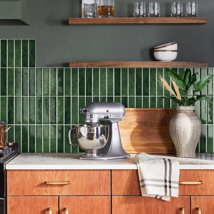 Alwayspon 10 Sheets 12x12inch Beige 3D Vinyl Backsplash Tiles, Self-Adhesive Peel and Stick Wall Tile Stickers Stick on Subway Tiles for Kitchen Bathroom Wall