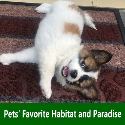 DM23 Heavy Duty Front Door Mats Non Slip Rubber Backing Entrance Mat Shoes Scraper Welcome Mat