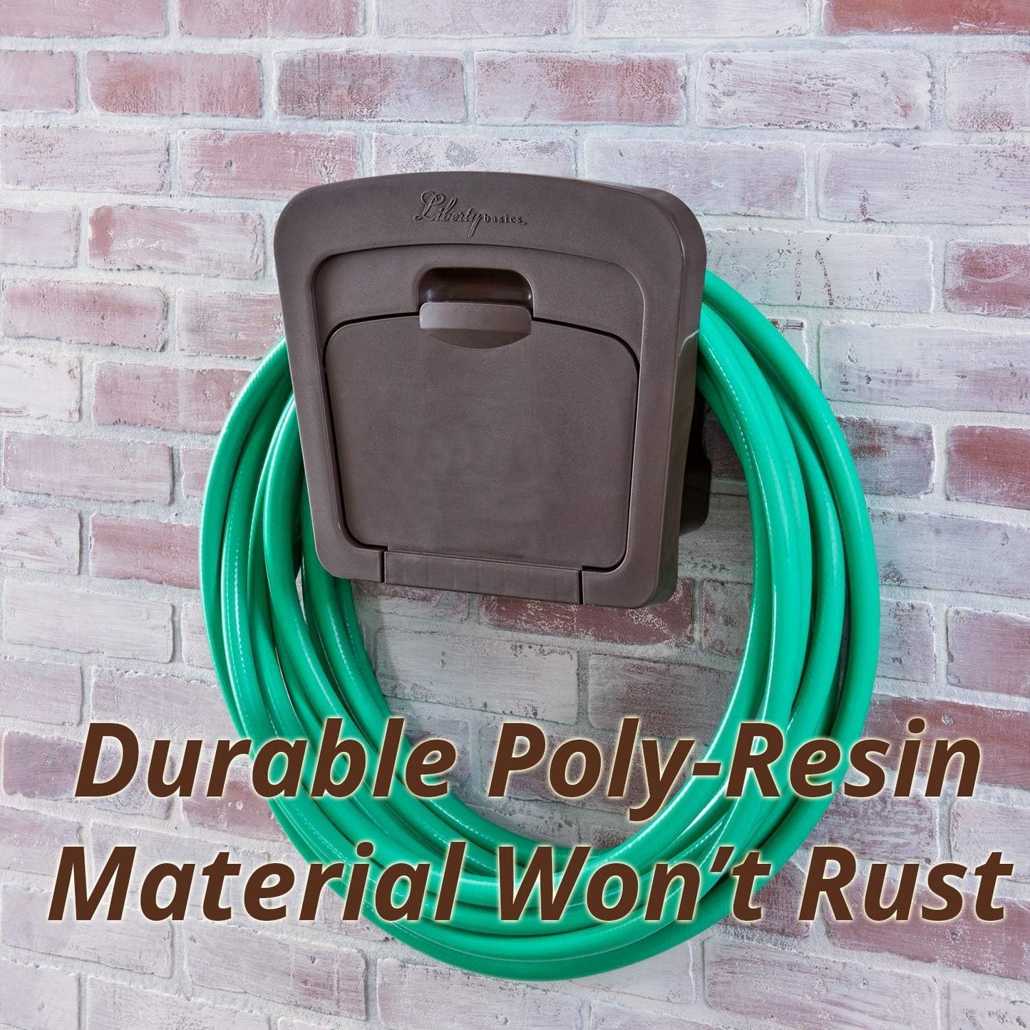 Liberty Basics 510 Wall Mount Hose Reel, Bronze