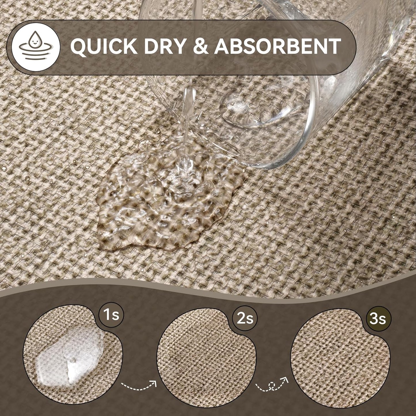 YDKGL Ultra Thin Bathroom Rugs Mat Quick Dry Absorbent Non Slip Bath Mat Bath Mats for Bathtub Mat Bathroom Carpet Fit Under Door Washable Floor Rubber Half Round Bath Rugs Grey 16x24