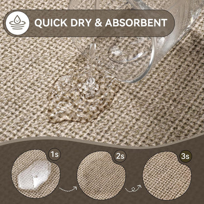 YDKGL Ultra Thin Bathroom Rugs Mat Quick Dry Absorbent Non Slip Bath Mat Bath Mats for Bathtub Mat Bathroom Carpet Fit Under Door Washable Floor Rubber Half Round Bath Rugs Grey 16x24