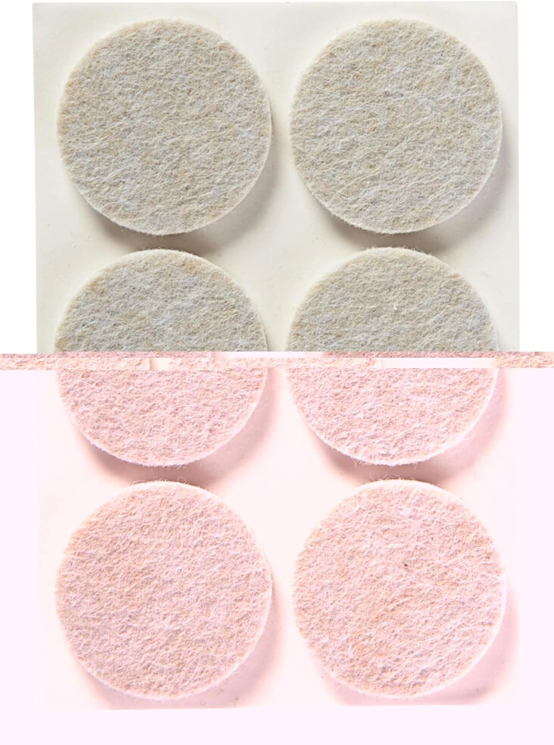 Scotch Felt Pads, Felt Furniture Pads for Protecting Hardwood Floors, Round, 1.5 in. Diameter, Beige, 24 Pads