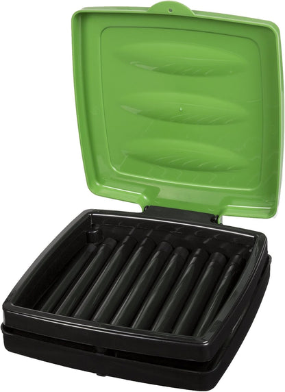 Wakeman Heavy Duty Black Trash Bag Portable Trash Bag Holder Stand with 7 Bags - Collapsible Trash Can Camping, RV, Kitchen, or Tailgate Party Garbage Bag Holder