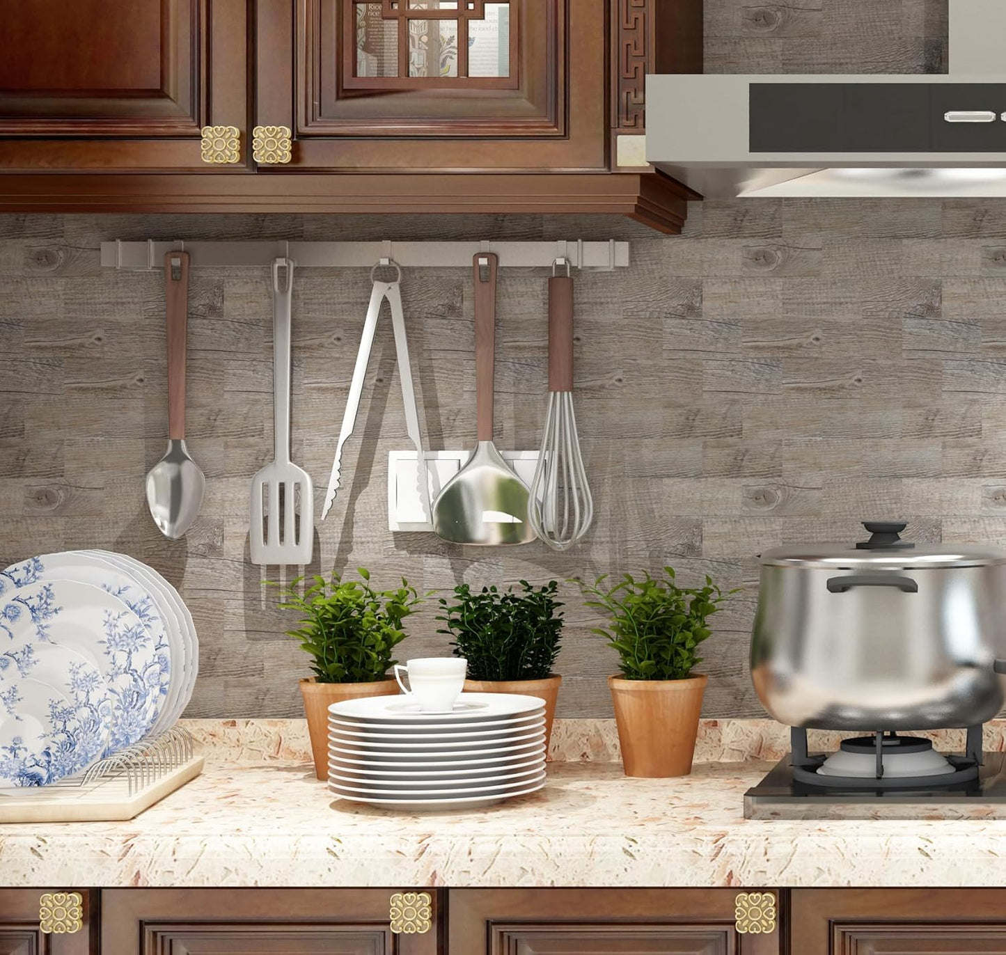2026 New Upgrade Peel and Stick Backsplash Tile, Peel and Stick 11.34" X 11.57" Wall Tile for Kitchen, Bathroom, Fireplace, Laundry (Beige Ecru, 10 Packs)