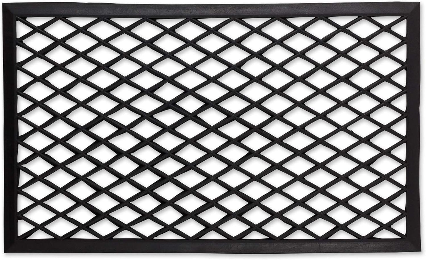 DII Rubber Doormats Collection All Weather, 18x30, Lattice