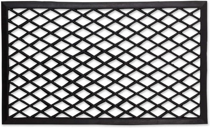 DII Rubber Doormats Collection All Weather, 18x30, Lattice