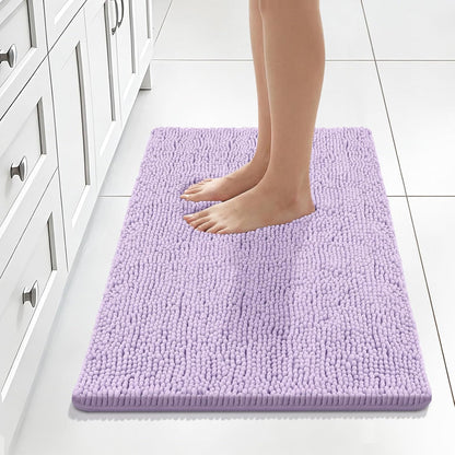Bcoimo Bathroom Rugs 24x17, Bath Mats for Bathroom Non Slip with Rubber Backing,High Absorbent Microfiber Bath Rugs Quick Drying, Machine Washable, Durable Decor