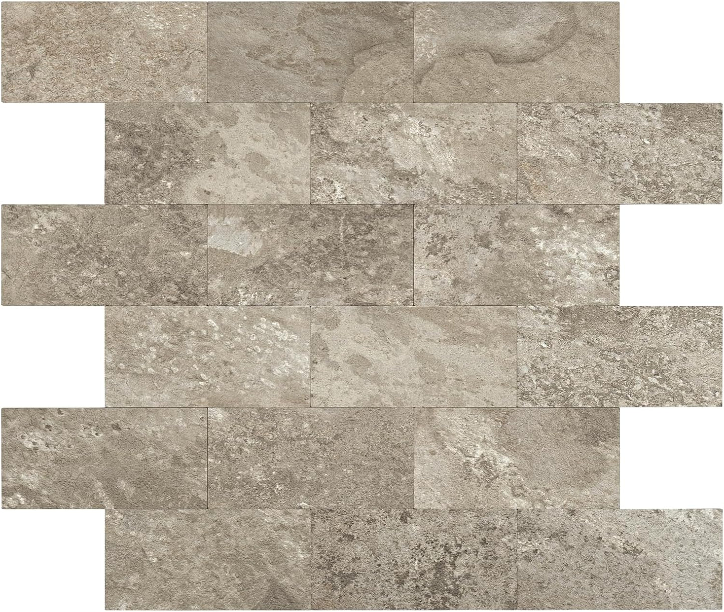 2026 New Upgrade Peel and Stick Backsplash Tile, Peel and Stick 11.34" X 11.57" Wall Tile for Kitchen, Bathroom, Fireplace, Laundry (Beige Ecru, 10 Packs)
