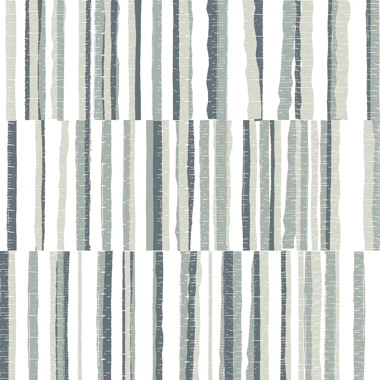 Modern Peel and Stick Wallpaper 17.3" x 80" White Wall Paper Peel and Stick Boho Birch-Twig Stripe Contact Paper Removable Self Adhesive Wallpaper for Bathroom Bedroom Shelf Cabinet Decor Vinyl