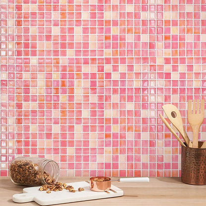 5 Sheets Peel and Stick Backsplash, Self Adhesive Wall Tiles, 3D Adhesive Tile Backsplash, 12"x12"Premium Self Adhesive Wall Tiles Peel and Stickfor Kitchen, Bathroom, RV(Spring Moss)