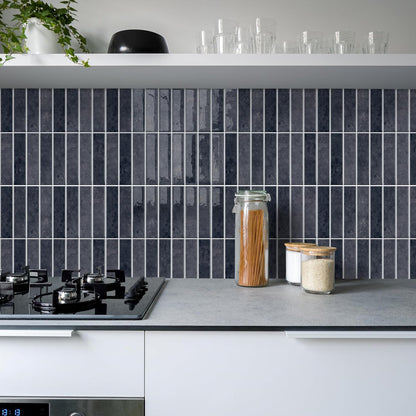 Alwayspon 10 Sheets 12x12inch Beige 3D Vinyl Backsplash Tiles, Self-Adhesive Peel and Stick Wall Tile Stickers Stick on Subway Tiles for Kitchen Bathroom Wall