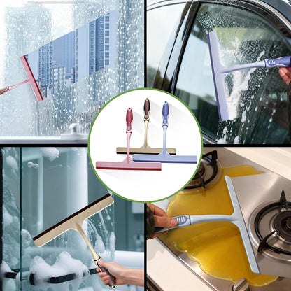 3PCS mini Squeegee Shower Squeegee Hanging Rubber Squeegee with Hook, Multipurpose Shower Squeegee for Glass Doors Window Squeegee (Regular Version)