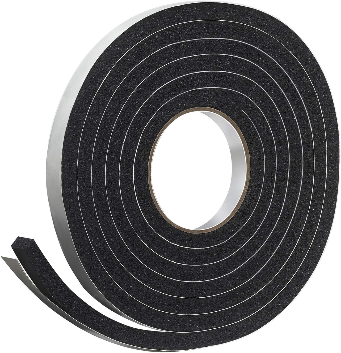 Frost King R338H Self-Stick Rubber Foam Weatherseal, 3/8"W, 3/16"T, Black|Blacks