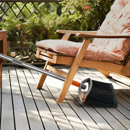 Heavy-Duty Broom, Suitable for Both Indoor and Outdoor use, Ideal for Cleaning Yards, garages, Shopping Centers, Kitchens, Balconies, Offices, and pet Hair